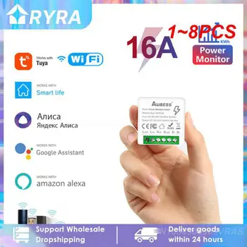 1-8 kom. Bežični prekidač 16A WiFi Smart Switch DIY s funkcijom dip upravljanje Podrška Yandex Alice Alexa
