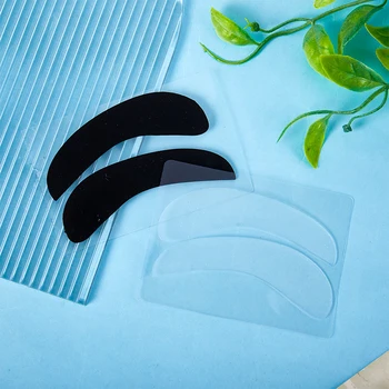 1 Par Silikon Obloge Za Izgradnju Trepavica Ispod Očiju Alati Za kemijsku Željeza za Zatezanje Cijepljenju Trepavica