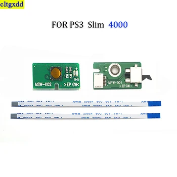 1 set je pogodan za PS3-4000 CECH 4000 ultra-tanki clamshell to ploča s gumbom za uključivanje, naknada trake kabela, fleksibilan kabel MFW-001 MSW-K02