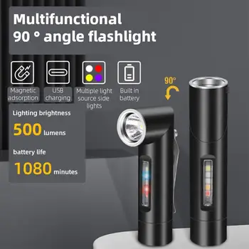 10 W Led mini svjetiljka s jakim svjetlom IPX5, Vodootporan USB-Punjive Multifunkcionalna radna svjetla sa magnetnim usisavanjem -, Izravna dostava