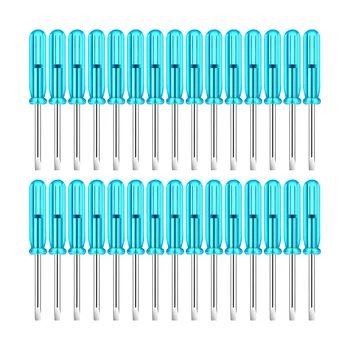 100 kom Mini odvijača 2,0 mm, s plavom olovkom za sat, mobilni telefon, hard disk, kamere, alat za popravak laptop (s utorima)