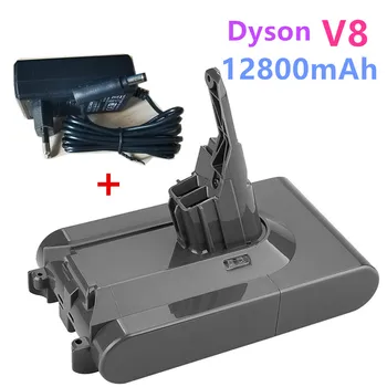 100% Original Bateriju DysonV8 12800 mah 21,6 U za Dyson V8 Absolute/Pamučni/Animal Litij-ionska Usisavač Punjiva Baterija