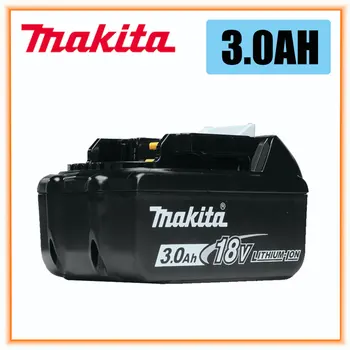 100% Originalna baterija baterija baterija baterija Baterija Makita 18V 3.0 Ah za električne alate s led litij-ionske Zamjene LXT BL1860B BL1860 BL1850