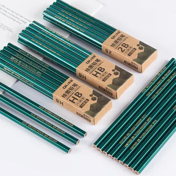 10шт HB 2B Trokutasti drvena olovka za korekciju držanja Školskog Pribora Profesionalna olovka za crtanje na ispitima