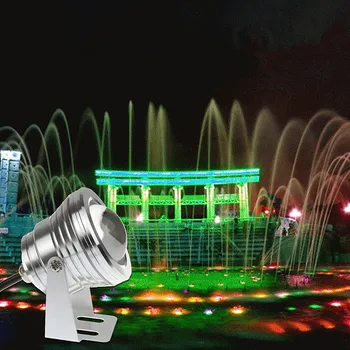 12 U 10 W RGB Led Podvodna Lampa Vodootporan IP68 Fontana Bazen Lampa Osvjetljava 16 Boja Promjena + 24 Tipke IR Daljinski Upravljač