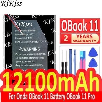 12100 mah KiKiss Moćna Baterija OBook11 Za Onda oBook 11 Baterija oBook 11 Pro/11 Plus OBook11 Pro OBoo11 Plus Baterije za laptop