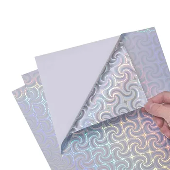 20 listova inkjet PAT-naljepnice A4 laserski vertikalni, vodootporan быстросохнущая papir za inkjet ispis s holografskom vinil