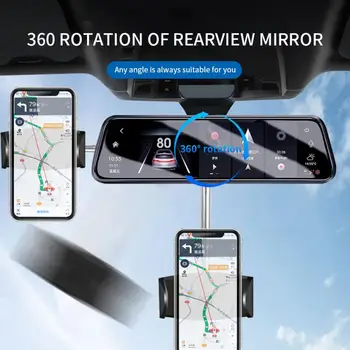 2022 Novi dizajnerski Držač za mobilni telefon s retrovizora, Nosač Za Telefon, Podesiva GPS Podrška Za IPhone13 12 Samsung