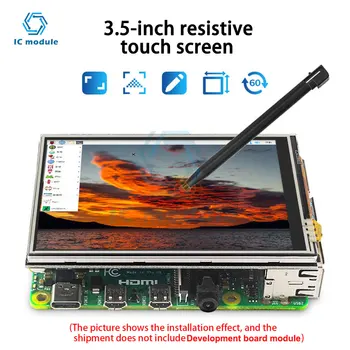3,5-Inčni zaslon osjetljiv na dodir 125 Mhz SPI LCD zaslon s Rezolucijom od 450*320 TFT LCD zaslon za Malina Pi ZeroW 2B 3B 3B + 4B