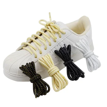 4 Boje, Okrugla poliester žica, Kvalitetne cipele 0,45 cm, Sjajni trendy tenisice, ženske cipele u rasutom stanju, u boji vezice na red