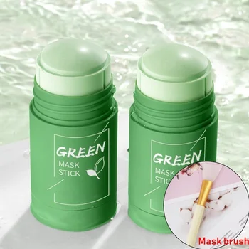 40 g čišćenje zelenog čaja green maskstick blata maska kontrolu ulje protiv akni patlidžan njegu kože izbjeljivanje skupljanje pora, akni
