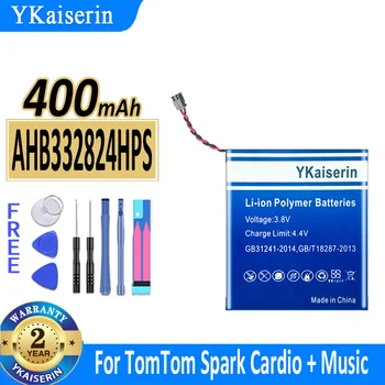 400 mah YKaiserin Baterija AHB332824HPS za TomTom Spark Kardio + Glazba/GPS satova Spark 3 Kardio II 2 Spark3 Cardio2 s 2-žični priključak