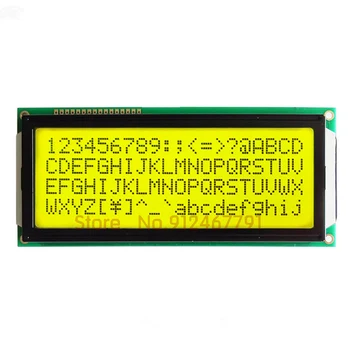 5 U Veći LCD zaslon 2004 20X4 s najvećim simbolom Žuto-Plavi Ekran 204 WH2004L-YYH-CT 2004L Дисплейный modul 146*62,5 mm HD44780 AC204B