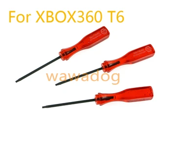 50/100 kom. Za Xbox360 Prozirna Crvena odvijač Torx T6 za ručke za bežični kontroler za Xbox 360