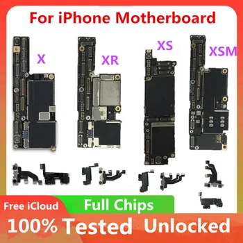 64 GB, 128 GB i 256 GB SA/Bez identifikacije lica za iPhone X XS XR Max Matična ploča Bez identifikatora računa Podrška logičke ploče Ažuriranje zadnja testirani ploče