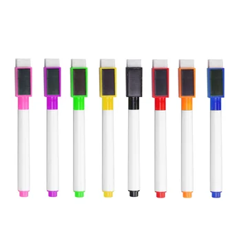 8 kom. vrhunskim šareni ručni markera za mini-hladnjak, 8 boja, magnetska olovka za ploče, markeri za suho brisanje, dar za nastavnika