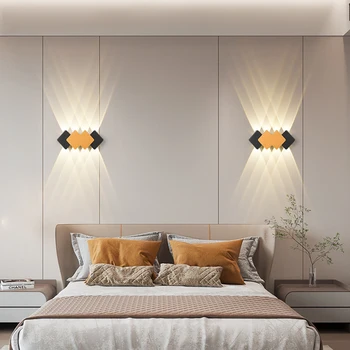 AC85-265V Led zidna svjetiljka 4 W/6 W/8 W IP65 Vodootporan lampe u današnjem minimalistički stil za sobe/ulice s 3-godišnje jamstvo
