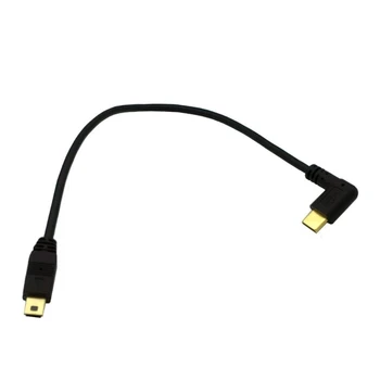 Adapter Mini USB to Type C OTG kabel-pretvarač za kamere telefona, OTG kabel 90 stupnjeva USB 3.1 Type C, priključak za Mini USB prijenos