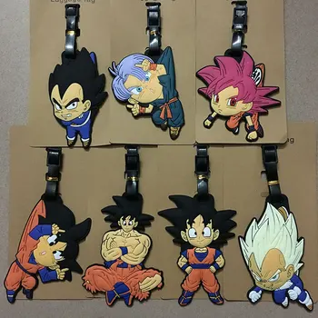 Anime Lik Dragon Ball sina Goku, putni prtljag, Crtani točno postavili oznaku, Zaštita od gubitka, Radiouredaj torba, Ovjes, dekor, rođendanski poklon Za djecu
