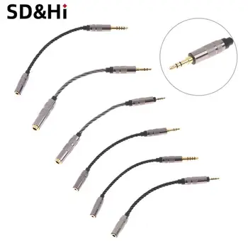 Audio kabel 2,5-4,4-ženski Uravnotežen посеребренный kabel 2,5 mm/4,4-3,5 mm Adapter za music MP3