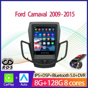 Auto GPS Navigacija za Android Tesla Stijl Vertikalni prikaz Za Ford Karneval 2009-2015 Stereo Uređaj Multimedijski Player
