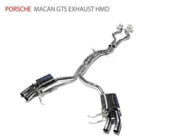 Auto oprema HMD od nehrđajućeg čelika Catback Ispušni čvor za Porsche Macan S GTS Turbo Automatski šal s ventilom