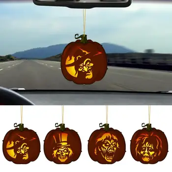 Auto privjesak sa slikom bundeve, atraktivan stan dekorativni viseći šarm, ovjes je retrovizor, dekor za Halloween