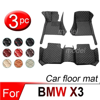 Auto-tepisi za BMW X3 F25 2011 2012 2013 2014 2015 2016 Prilagođene automatski obloge za noge auto ковровый torbica