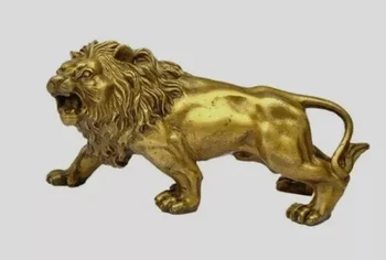 Bakar obrta Dobar bakar lav Veliki brončani ukras tvornica kip od čistog mesinga