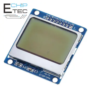 Besplatna dostava LCD modul za Prikaz Monitor plava svjetla adapter PCB 84*48 84x84 lcd5110 Nokia 5110 Ekran za Arduino