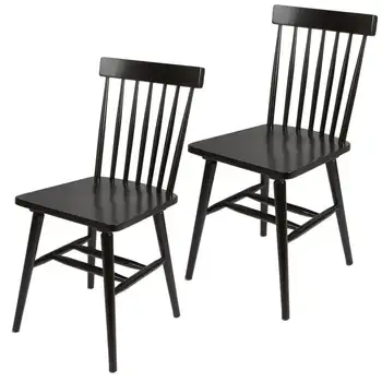 Blagovaona stolice Gardens Gerald Classic od crnog drva, set od 2