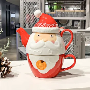 božićno originalna demitasse, keramičke šalice za espresso, kava šalica na red, kreativne darove, za višekratnu upotrebu tazas creativas, slatka šalice HY50CC