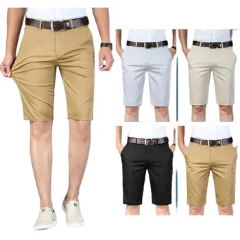 Casual odjeća, kratke hlače, muške i ljetne izravne elastične modni tanke kratke hlače za kostim