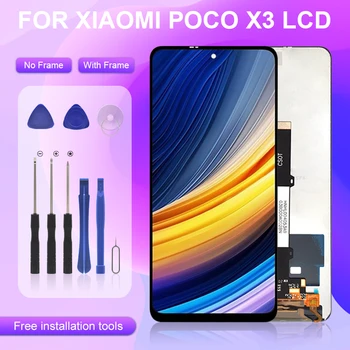 Catteny Za Xiaomi Poco X3 LCD zaslon osjetljiv na Dodir Digitalizator Poco X3 Pro, Prikaz Sklop Za Redmi Note 9 Pro, ekran 5G S alatima