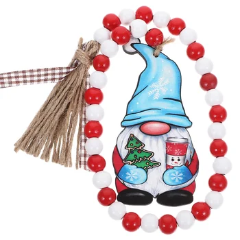 Cvjetni Гирлянда Božićne Drveni ukrasi Perle, bilo koji otvoreni položaj Božićni Ukras Privjesak