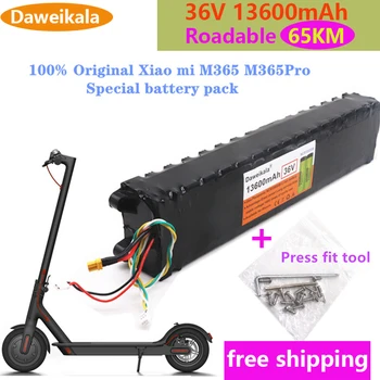 Daweikala,Batterie spéciale pour M356 Pro, 2023 d 'origine, 36V, 13,6 Ah, 13600mAh, 65km d' autonomie, outil souhaits Fit