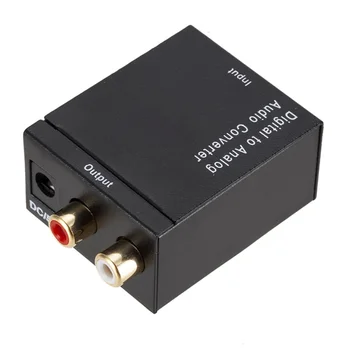 Digitalno-analogni Аудиопреобразователь, Optičko vlakno, Koaksijalni signal Toslink, RCA R/L Audio Dekoder, SPDIF ATV DAC Pretvarač