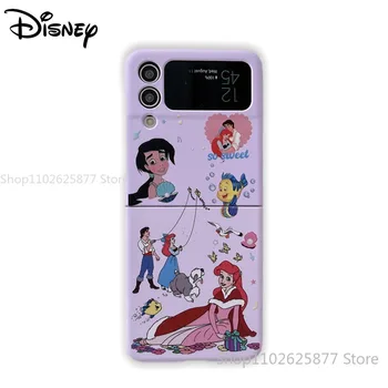 Disney Aurora Alice Snjeguljica Torbica Za telefon Samsung Z-Flip3 Z-Flip4, Zaštita od pada, Sklopivi Ekran, Zaštitna Torbica s Ovjesom