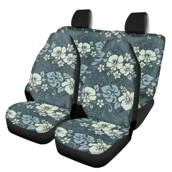 Dizajn u obliku cvijeta hibiskusa Monstera, navlake za prednja /stražnja sjedala, Prozračna univerzalne elastične navlake za sjedala, нескользящие u autosjedalici