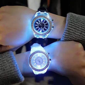 Dječji sat, svijetle OGDA, personalizirane dijamanata, korejski modni trend, student par, raznobojnim kvarcni sat