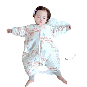 Dječji vreća za spavanje Zl, Dječja proljeće-осеннее deka sa zaštitom od udaraca pri konstantnoj temperaturi, od čistog pamuka, Izmjenjivi rukava s разрезными штанинами