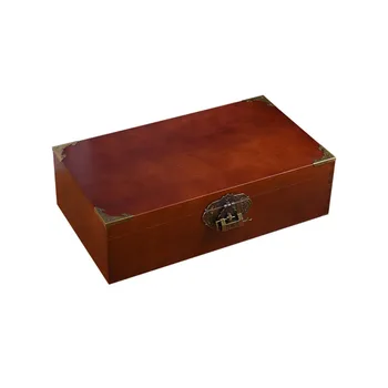 Drvena kutija za nakit s blokadom Kreativni Stolni Organizator za male Kutija za pisma Kozmetika Nakit Klasicni Organizator za pohranu