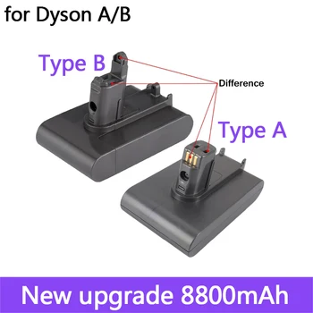 Dyson 22,2 U, 8800 mah, li-ion vakuum baterija tipa A ili B za Dyson DC35, DC45, DC31, DC34, DC44, DC31 Animal, DC35 Animal i 8,8 Ah