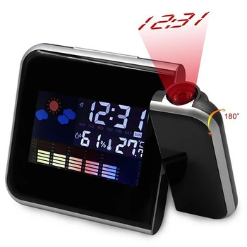 Ekran u boji Digitalna projekcija Alarm Timer ponavljanja Temperature LCD zaslon s pozadinskim osvjetljenjem Prognoza vremena