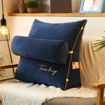 Flip jastuk s odvojivim naslona za glavu, Jastuk za leđa uredski kolica, Autosjedalica, Dom kauč, Lumbalna podrška za čitanje u krevetu