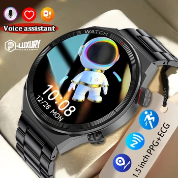 Gospodo pametne satove s NFC, GPS tracker, lokalni glazbeni player, 454 * 454 AMOLED ekran, Bluetooth-izazov, sportski muški pametni sat Samsung, Huawei