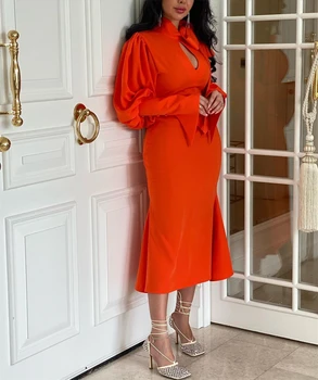 Haljina za prom narančaste boje 