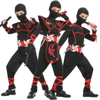 Halloween Anime Dječji Luksuzni Japanski Ninja odijelo, Cosplay odijelo za djecu, Odijelo Mačevalac, Карнавальный Maske odijelo Bez Oružja