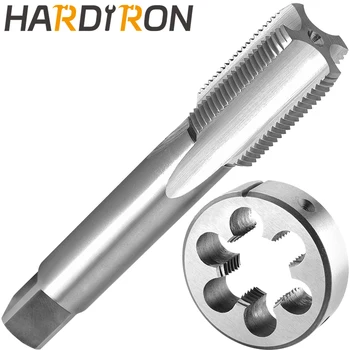 Hardiron M27 X 1 Set метчиков i markica za lijevu ruku, M27 x 1,0 Strojni метчик s navojem i okrugli matrica