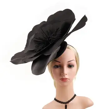 Hat-čarobnjak s клипсой, dizajnerske gumica za kosu, šešir-чародейка, Elegantan cvijet povez za glavu za vjenčanje make-up, fotografije prom, cvjetnim ukrasima